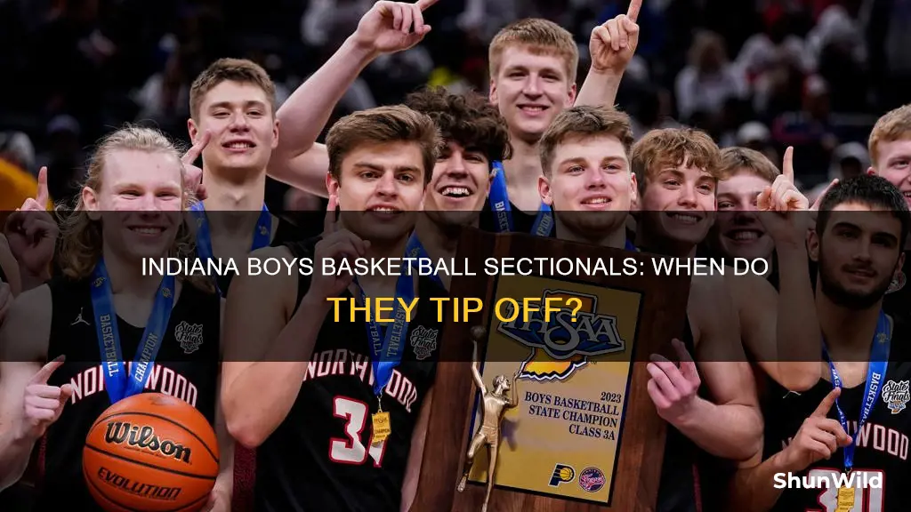 when do indiana boys basketball sectionals start