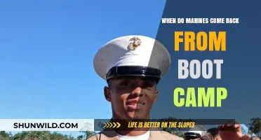 When Do Marines Return Home After Completing Boot Camp?