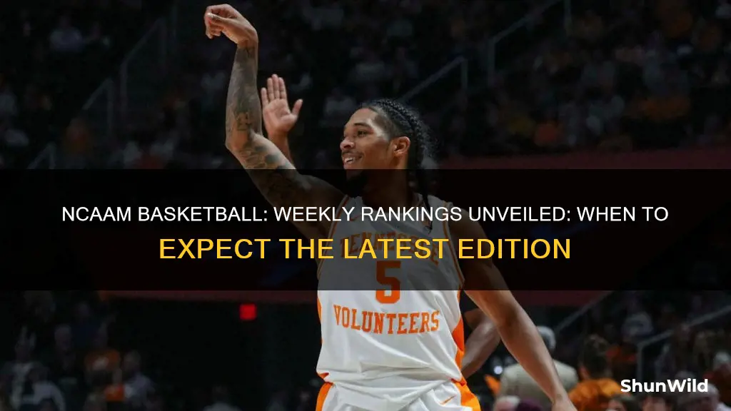 when do new ncaam basketball rankings come out