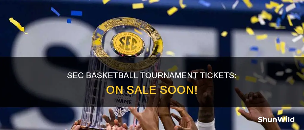 when do sec basketball tournament tickets go on sale