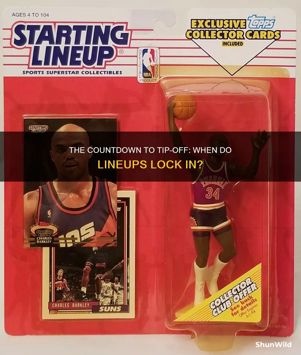 when do starting lineups start for basketball
