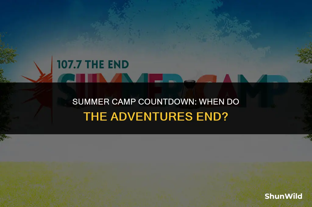 when do summer camp end