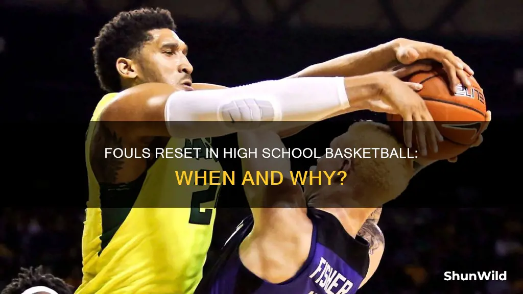 when do the fouls reset in high school basketball