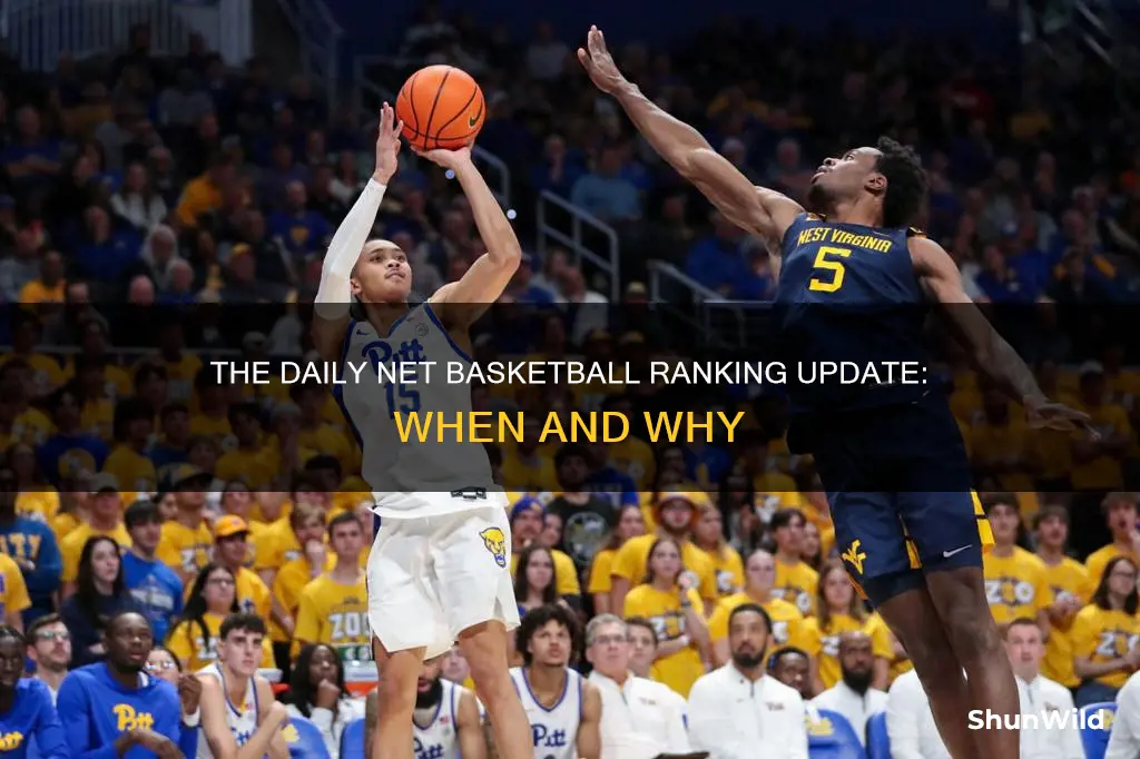 when do the net basketball rankings update each day