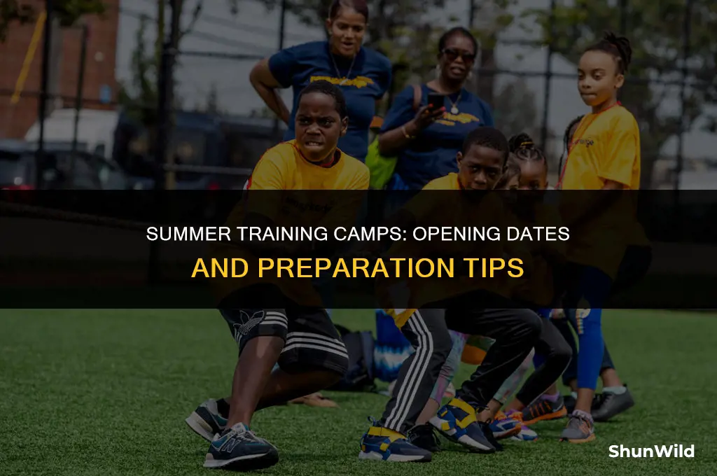 when do training camps open