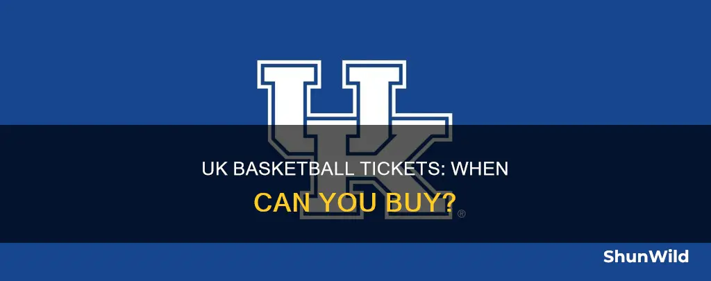 when do uk basketball tickets go on sale