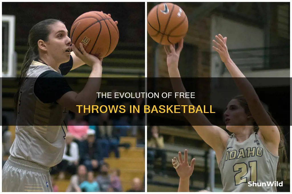 when dod they start giving three free throwsin basketball