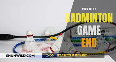 Badminton Matches: When Do They Conclude?