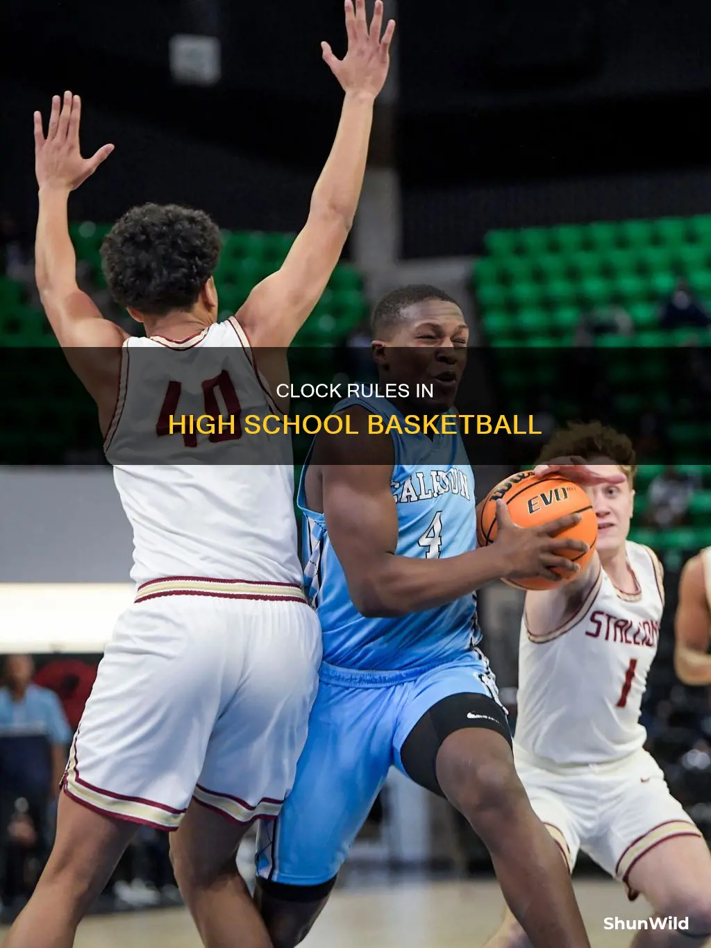 when does a running clock start in high school basketball