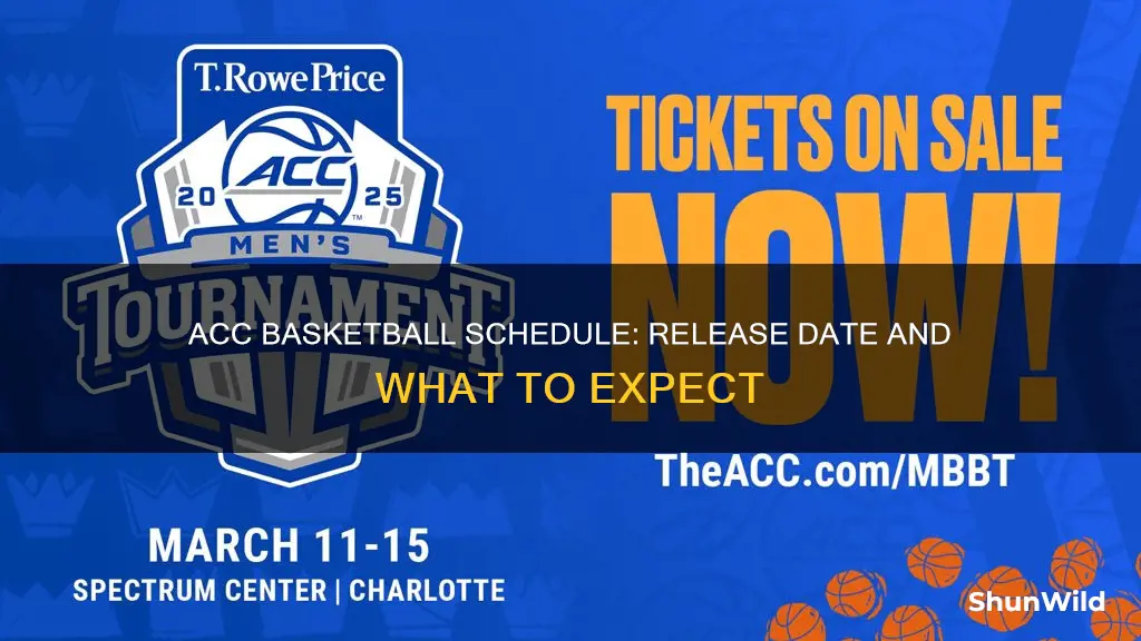 when does acc basketball schedule come out