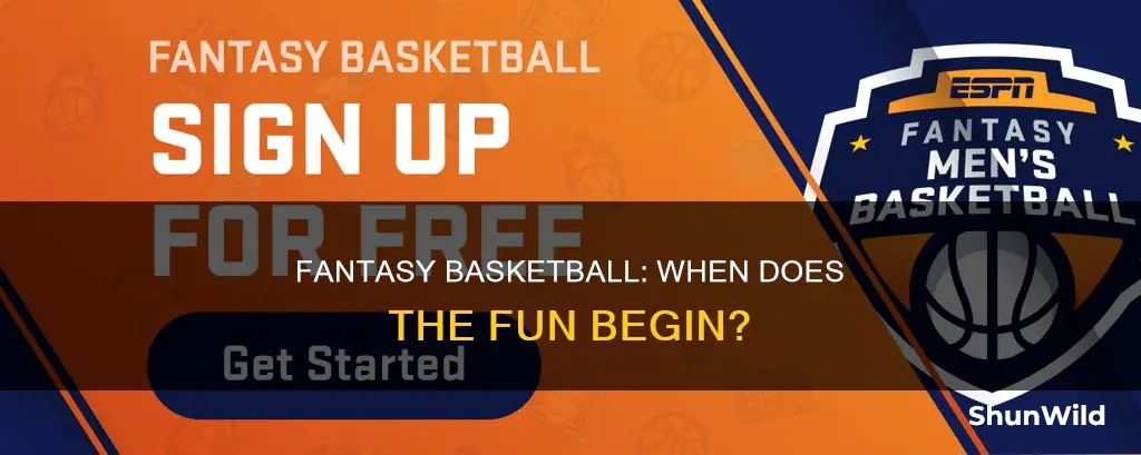 when does basketball fantasy start