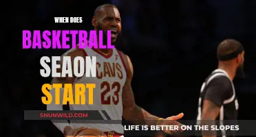 The Basketball Season: When Does the Action Begin?