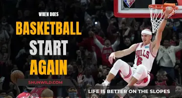 The Basketball Season: Return and Restart Dates