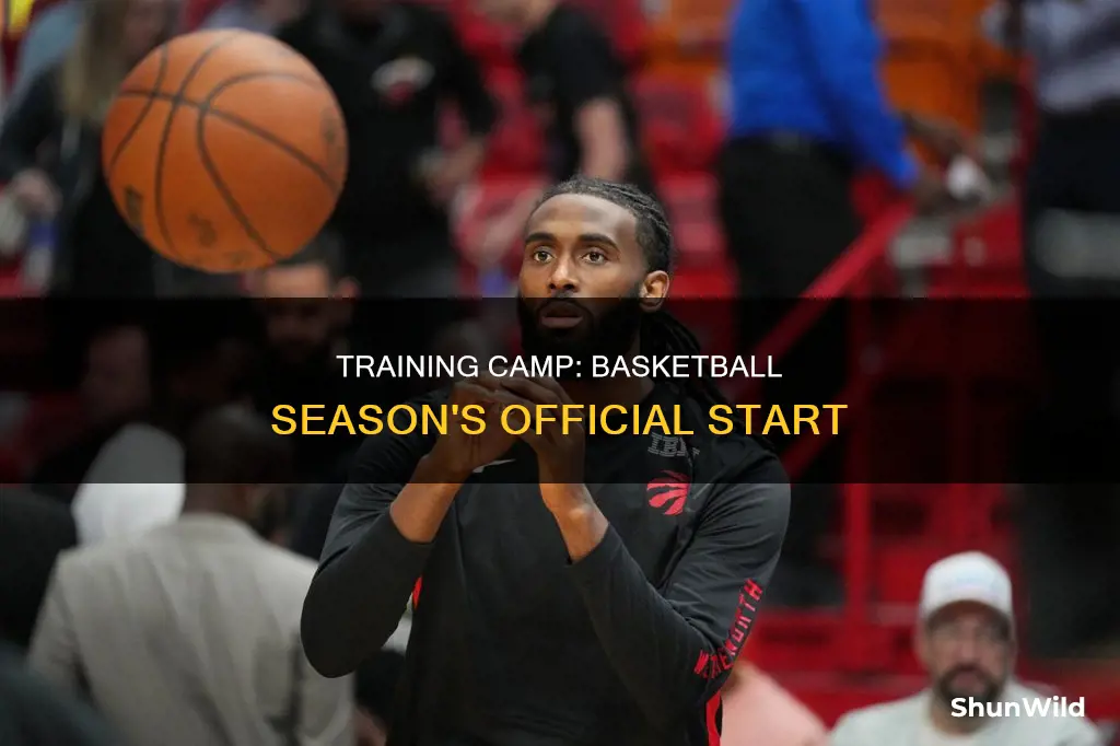 when does basketball training start
