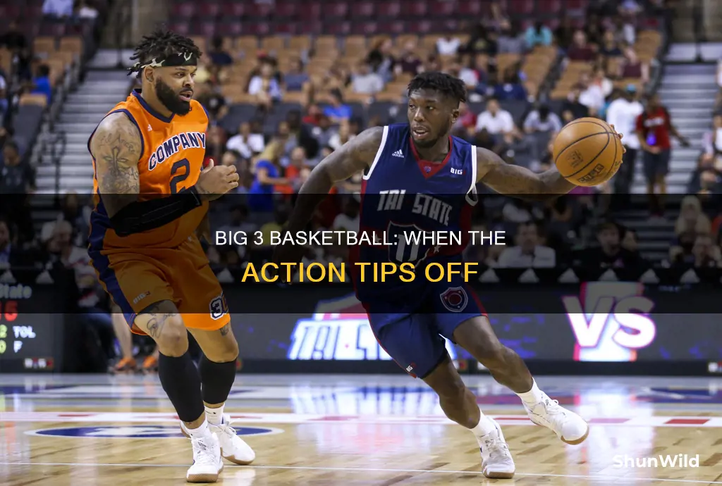 when does big 3 basketball start
