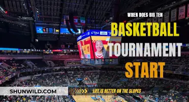 Big Ten Basketball Tournament: Tip-Off Times and Dates