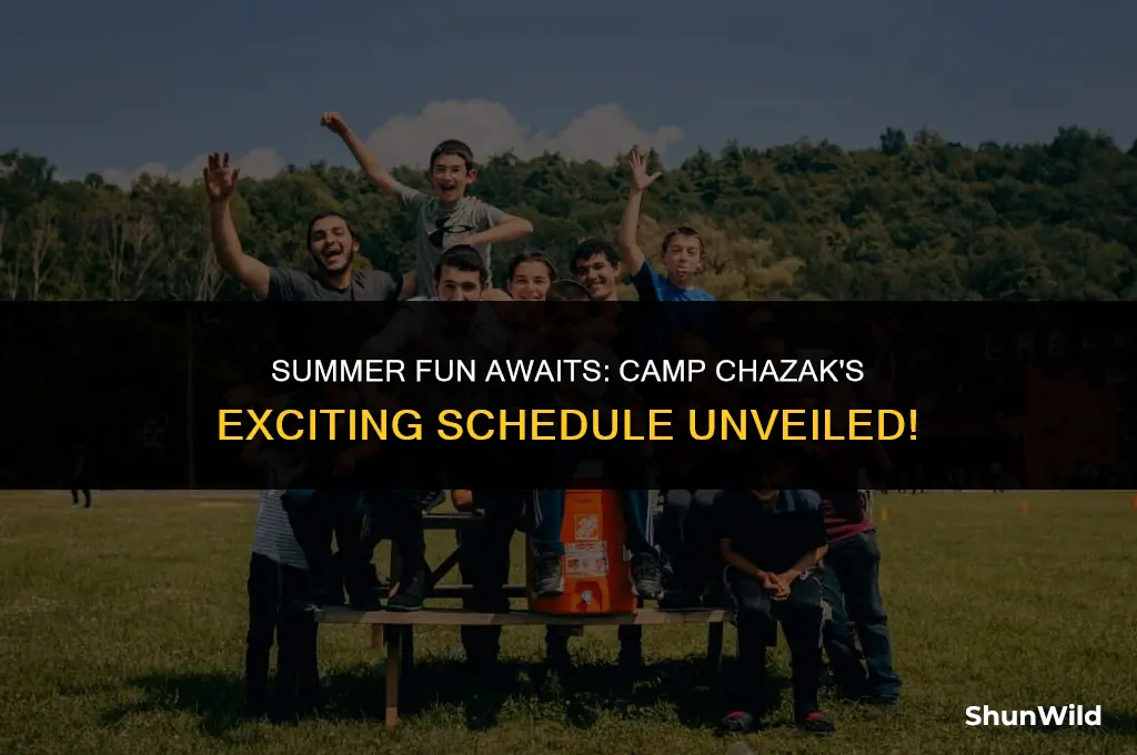 when does camp chazak
