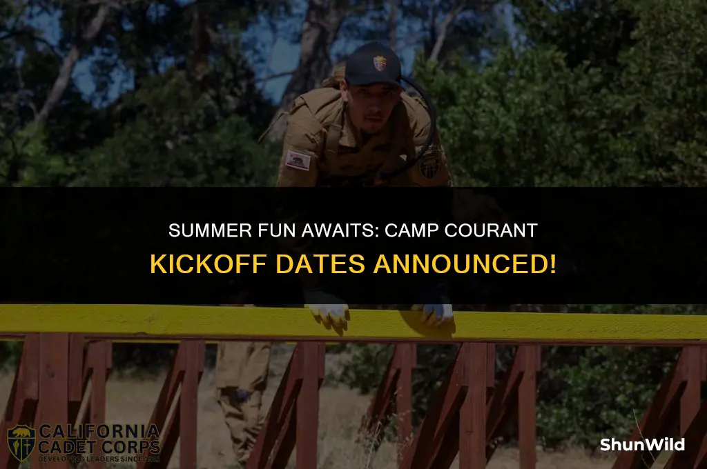 when does camp courant starts