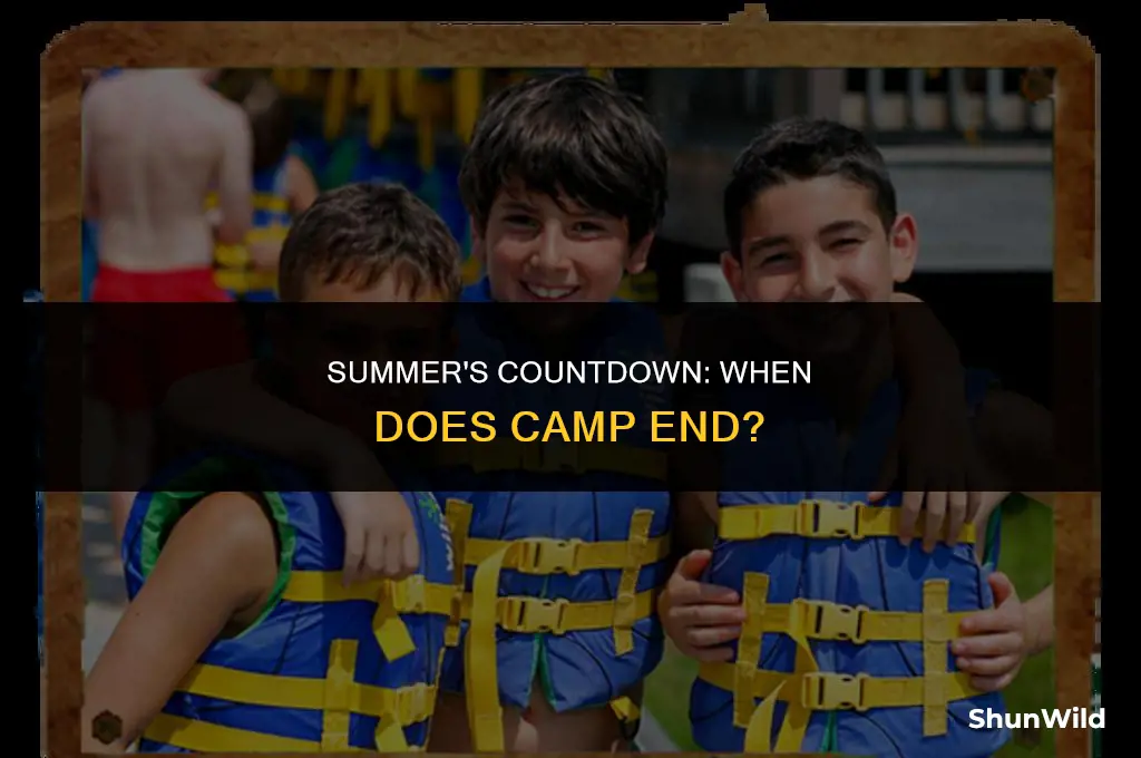 when does camp end