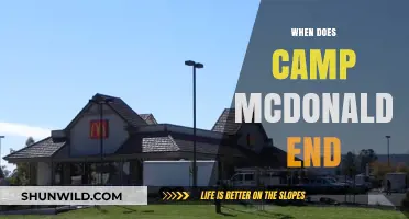 Summer Fun Countdown: When Does Camp McDonald's End?