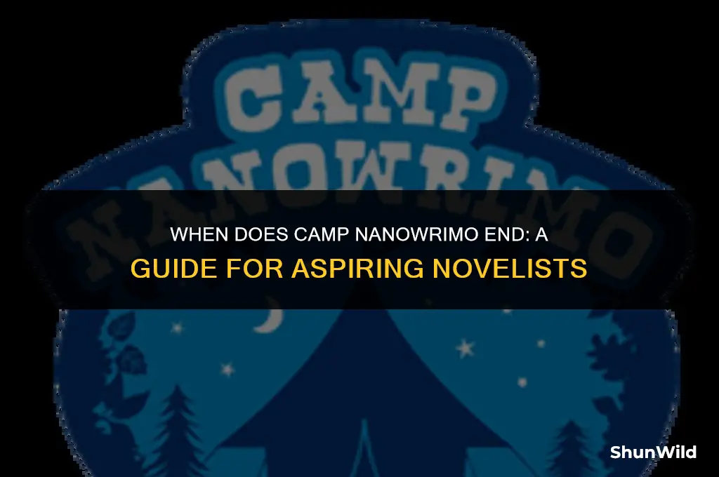 when does camp nanowrimo end