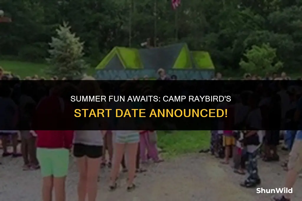 when does camp raybird start