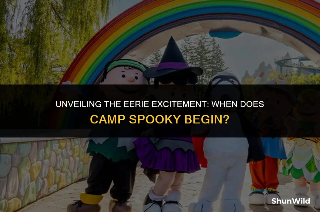 when does camp spooky start