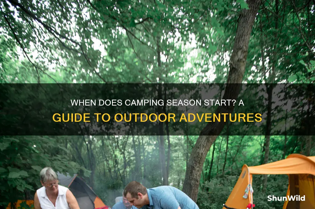 when does camping season start