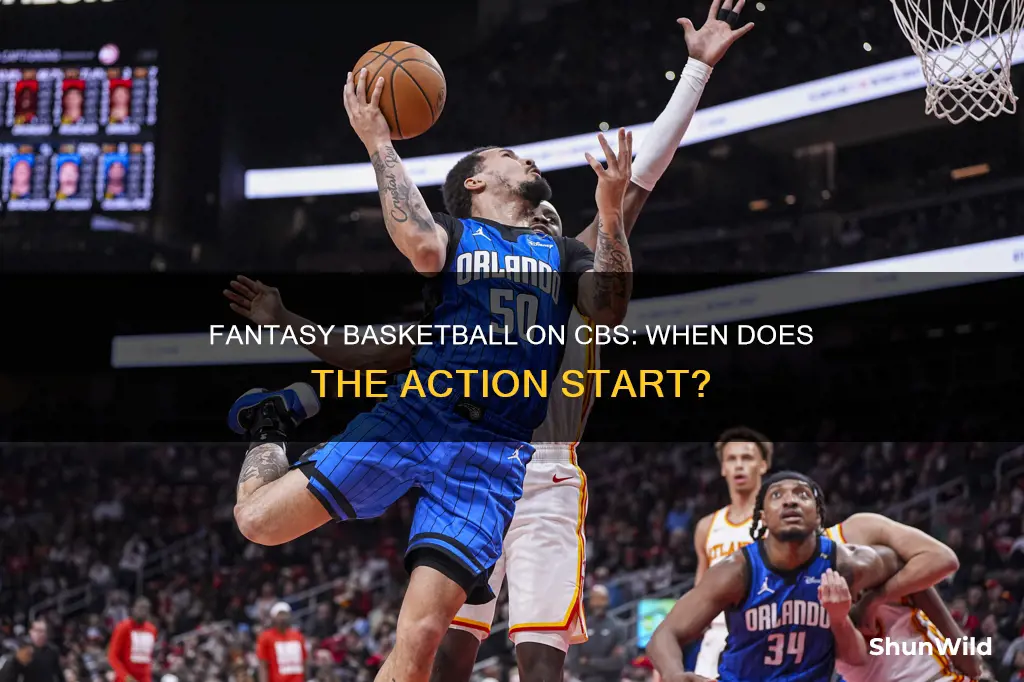 when does cbs fantasy basketball start
