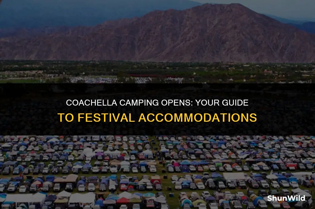 when does coachella camping open