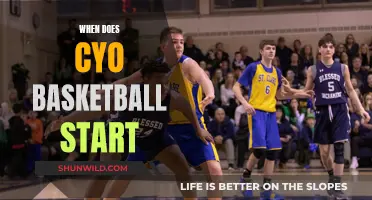 The Start of CYO Basketball Season