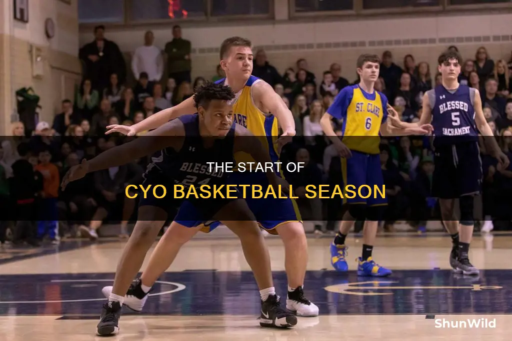 when does cyo basketball start