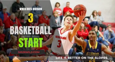 Division 3 Basketball: Season Start Dates and More