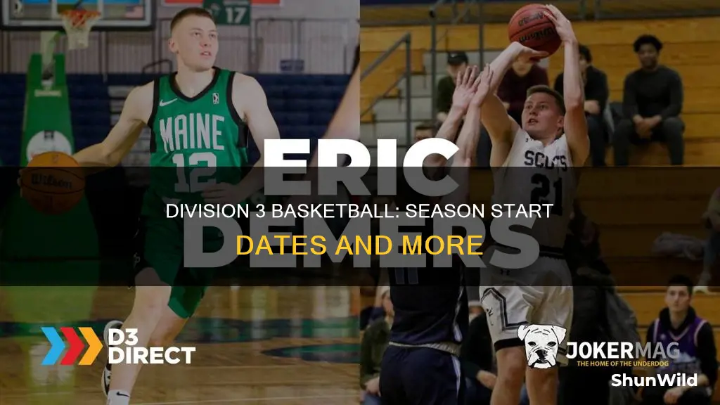 when does division 3 basketball start