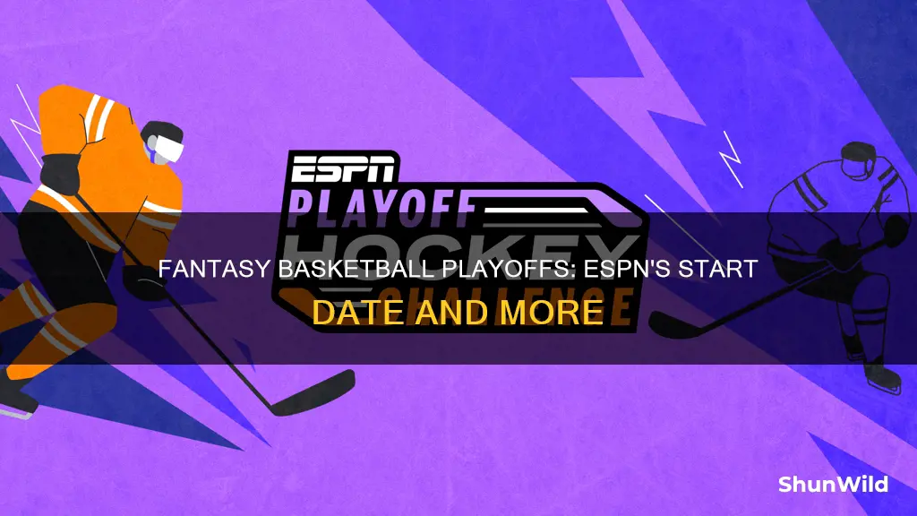 when does espn fantasy basketball playoffs start