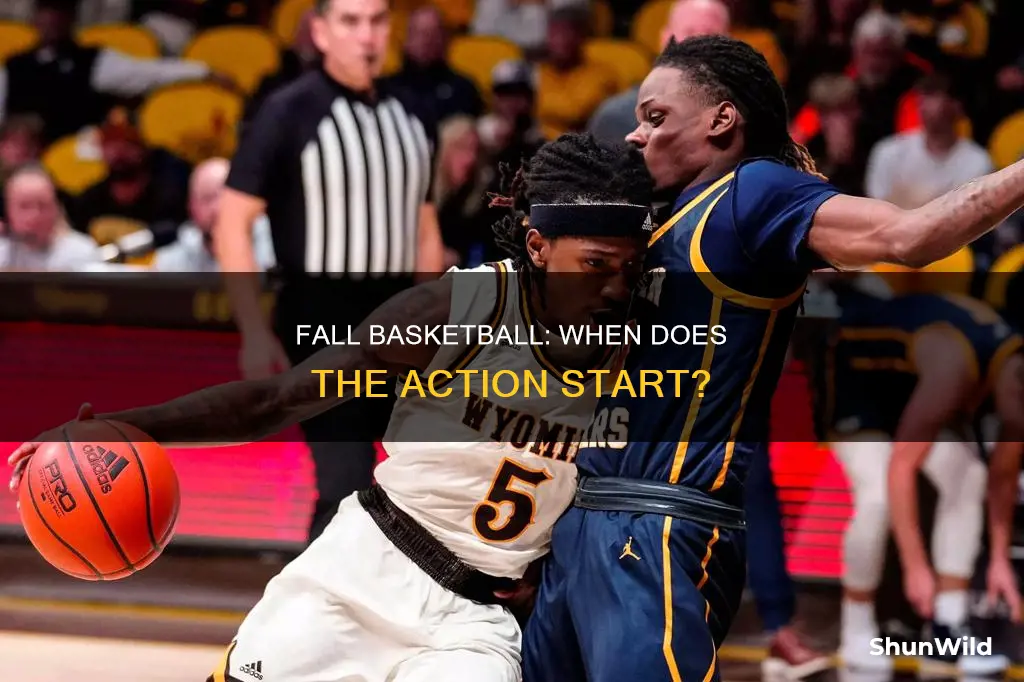 when does fall basketball start