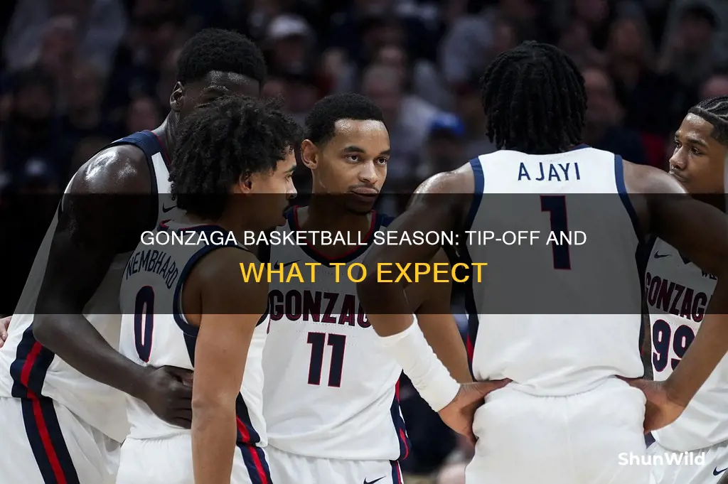 when does gonzaga basketball start