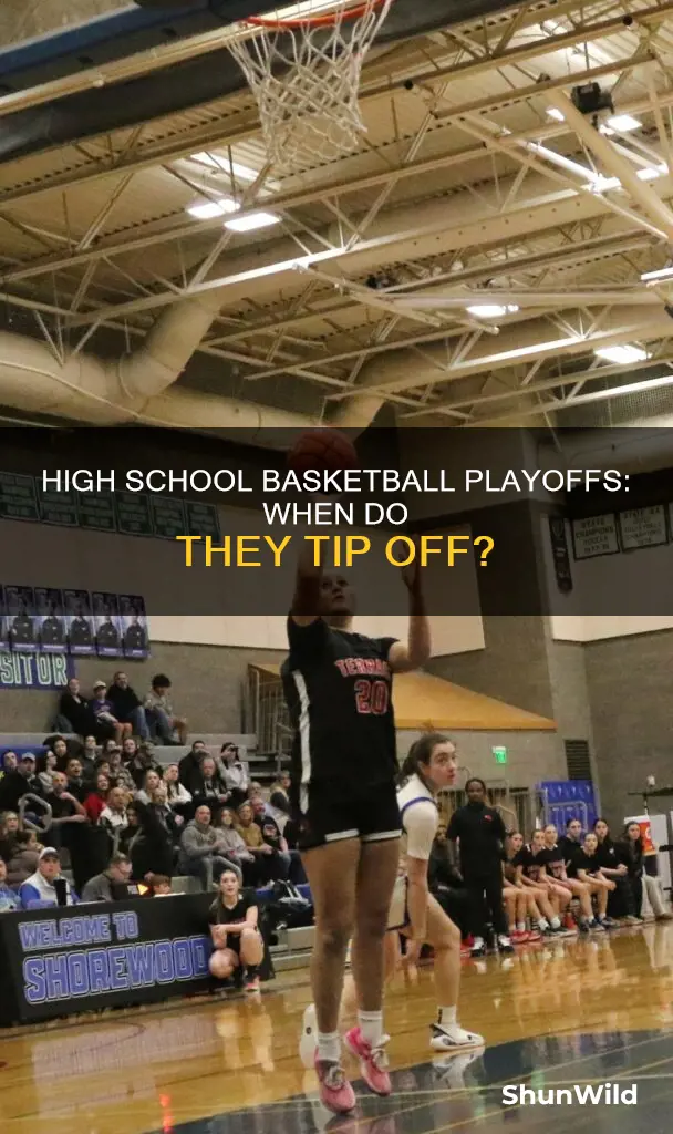 when does high school basketball playoffs start
