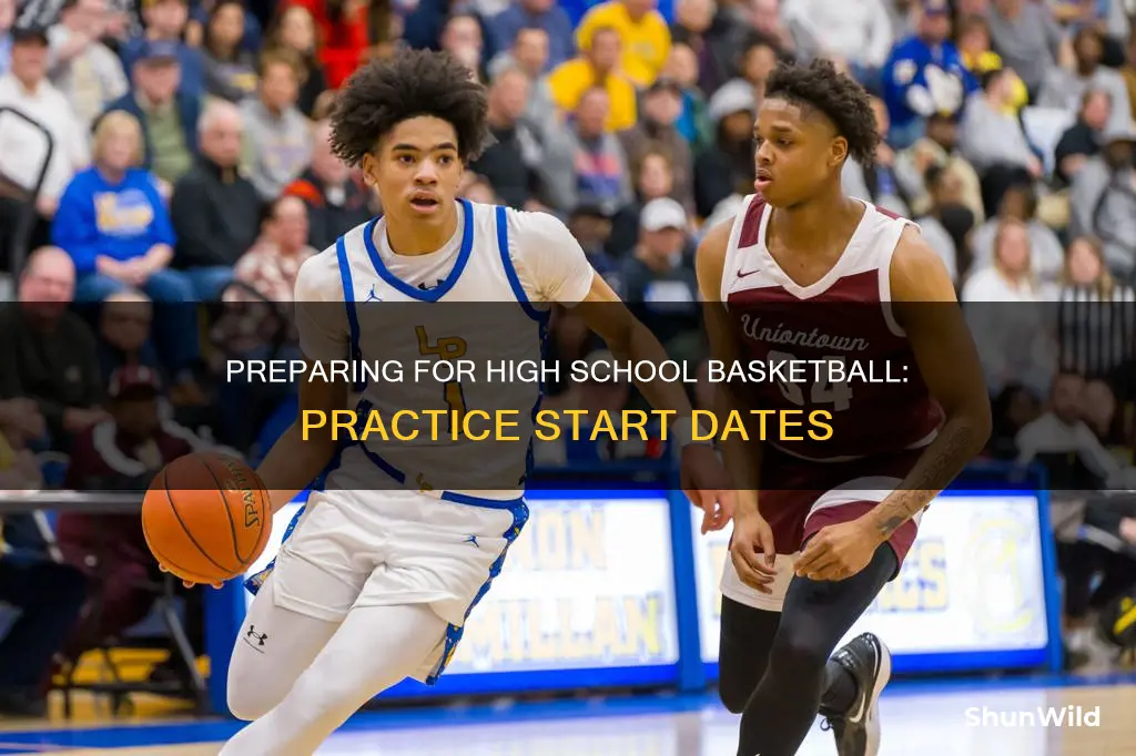 when does high school basketball practice start
