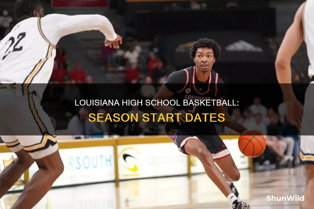 when does high school basketball start in louisiana