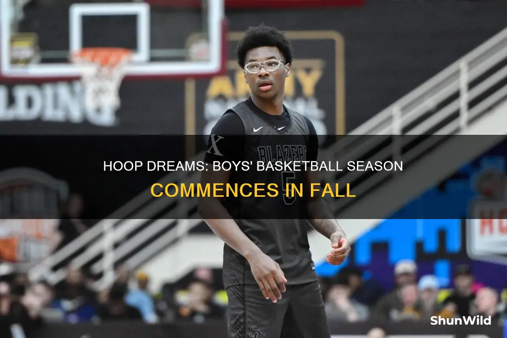 when does high school boys basketball start
