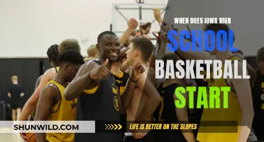 Iowa High School Basketball: Season's Start and Key Dates