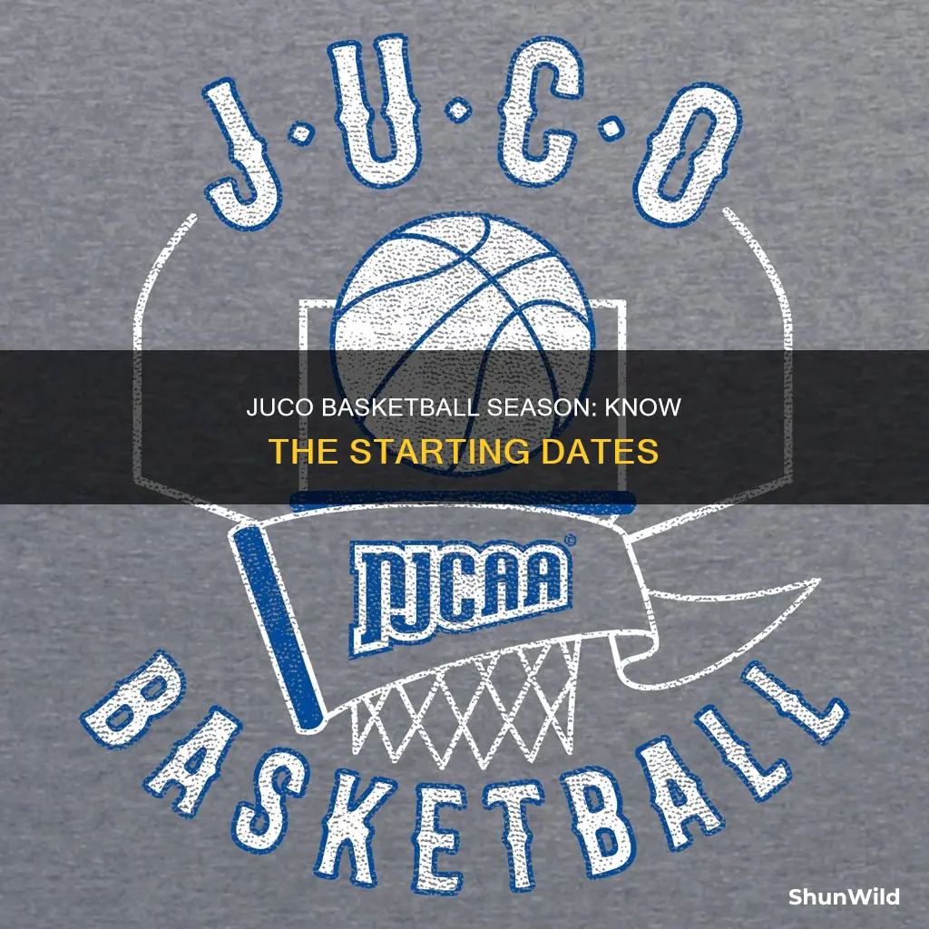 when does juco basketball start
