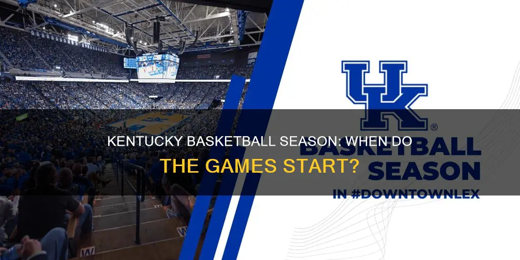 when does kentucky basketball start