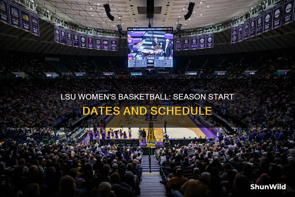 when does lsu womens basketball start