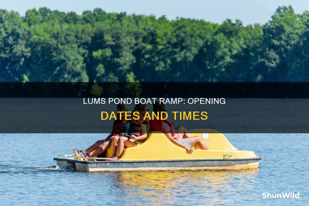 when does lums pond boat ramp open