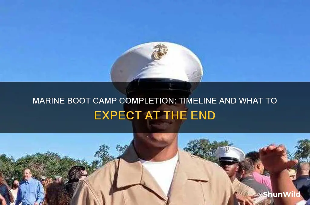 when does marine boot camp end