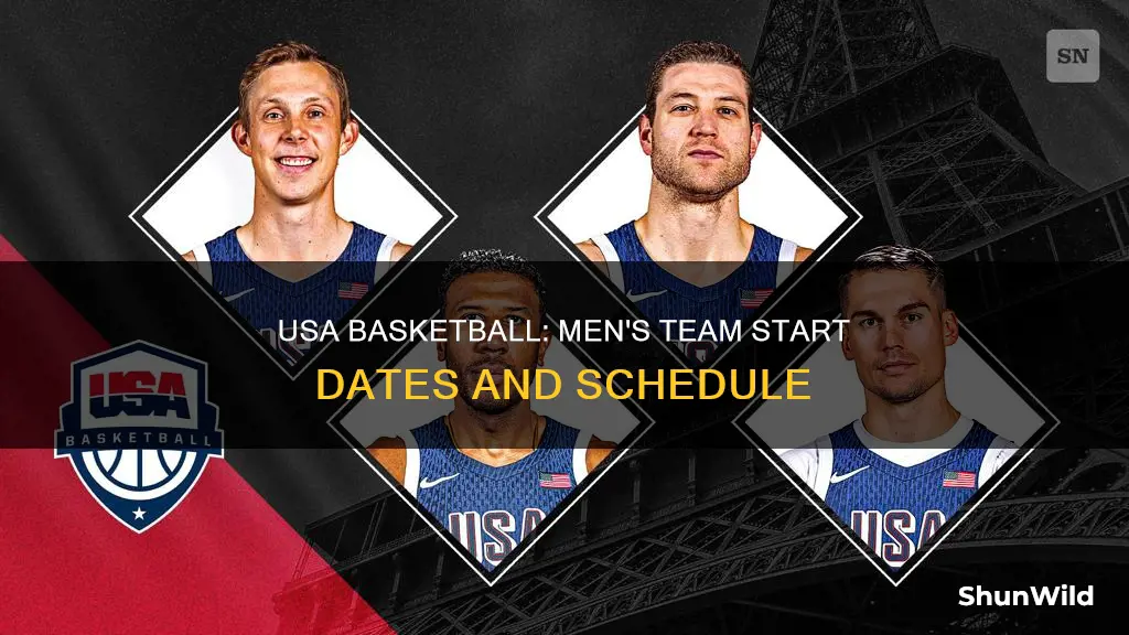 when does men usa basketball start