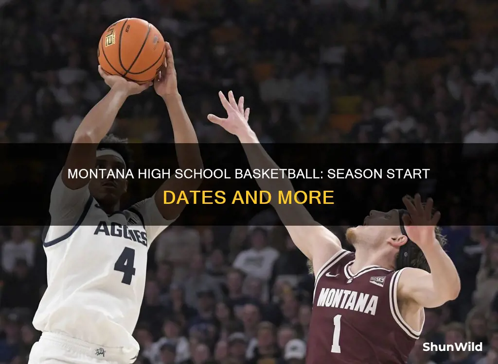 when does montana high school basketball start
