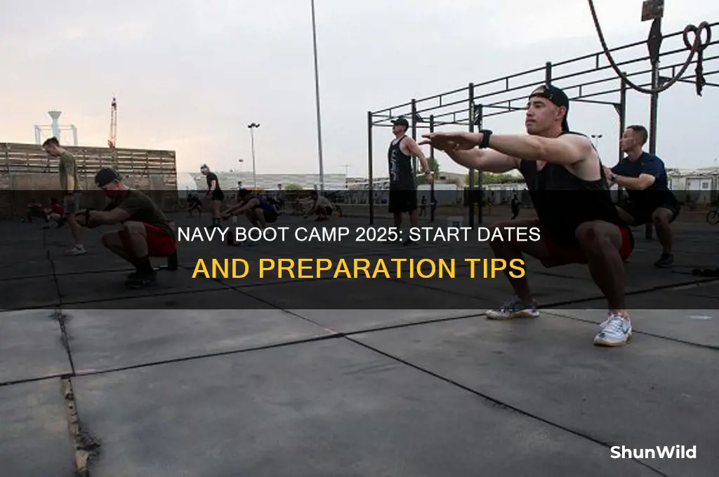 when does navy boot camp start 2025
